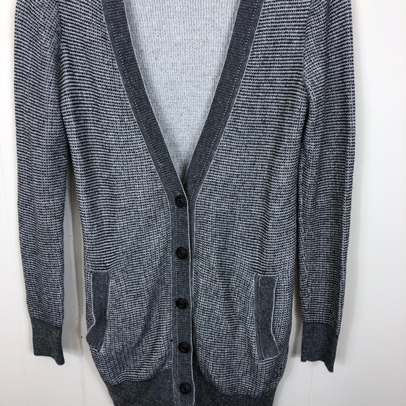 Roots Salt & Pepper Button Cardigan Sz XS - Picture 3 of 10